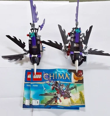 Lego Set #7000 Legends of Chima Razcal's Glider 2 Juegos y Folletos Sin Minifiguras Foto 1 de 4