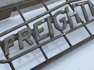 GENUINE FREIGHTLINER VINTAGE ALUMINUM GRILLE - NO BREAKS = 18-16466-E - Picture 1 of 2