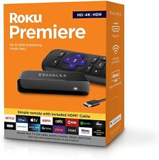 最新の Roku Premiere 3920R HD/4K/HDR ストリーミング メディア プレーヤー、最新バージョン!