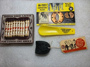 Vintage shoe accessories Shoe Laces, Coppertone Plates, 1938 Advertising Tag - Picture 1 of 9