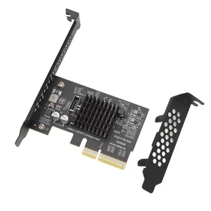 PCIe USB 3.2 Gen 2 Erweiterungskarte ASMedia ASM3242 20 Gbit/s - Photo 1/22