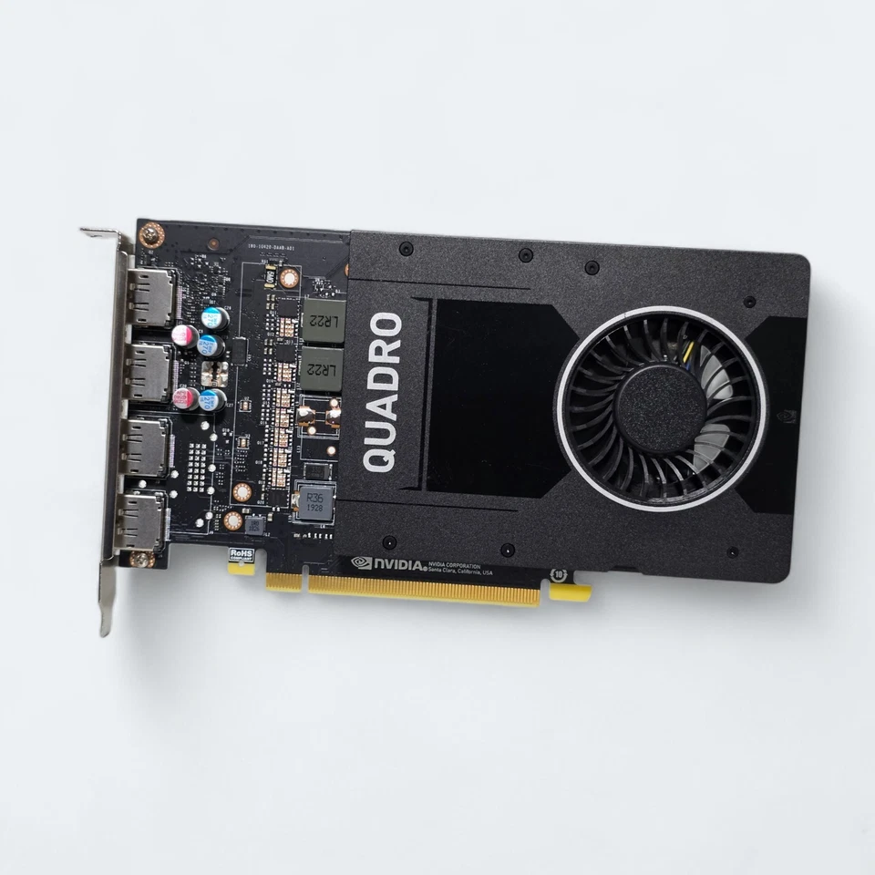 NVIDIA Quadro P2200 (5GB GDDR5X) Up To 4x Display, Professional / Gaming  GPU 🔥 - Image 1 of 3
