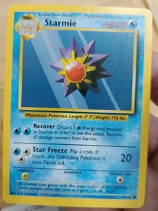 STARMIE - Juego Base - 64/102 - Común - Carta Pokemon - Edición Ilimitada - Lp - Imagen 1 de 3