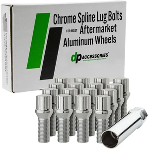 Chrome Lug Bolts | 1985-1987 Audi Coupe | Aftermarket Wheels - Picture 1 of 7