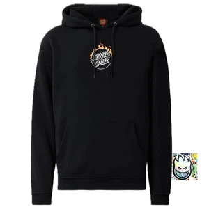Santa Cruz Sudadera Con Capucha Bordado Frontal Burnt Opus + 20 Stickers - Imagen 1 de 6