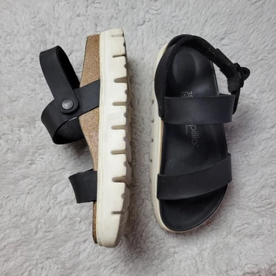 Birkenstock Papillio Cameron Chunky Sandals Women's 38 Narrow / US 7 Black - Image 1 of 4