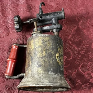 Vintage TURNER BRASS WORKS 39A Vintage Brass Blow Torch - Picture 1 of 10
