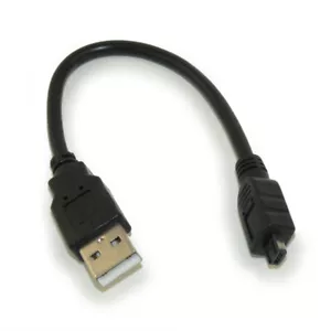 Cable macho a mini 4 pines macho de 6 pulgadas con certificación USB 2.0 480 Mbps tipo A - Imagen 1 de 3