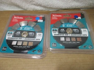 2x Makita Diamanttrennscheibe 5 Zoll B-69618 Allzweck - Bild 1 von 1