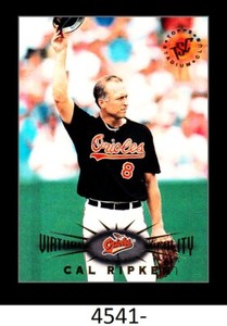 1-1995 TOPPS STADIUM CLUB VIRTUAL REALITY CAL RIPKEN JR ORIOLES SP