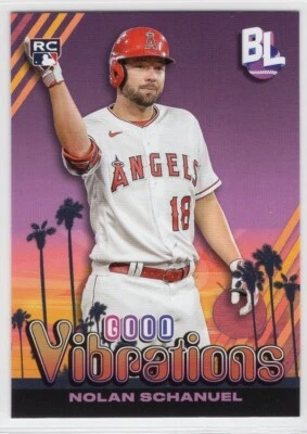 2024 Topps Big League - Good Vibrations Nolan Schanuel #GV-21 (RC) - Image 1 of 2