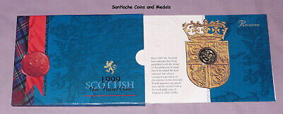 1999 ROYAL MINT SPECIMEN £1 COIN PACK - Scottish Lion Design - SCARCE • 57.03£