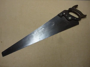 Early 26" Craftsman Logo Blade Etching No 5079 Hand Saw Engraved Handle 8tpi - Picture 1 of 12