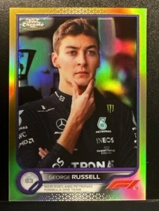 2022 Topps Chrome Formula 1 F1 George Russell Gold Purple Refractor #18 - Picture 1 of 2