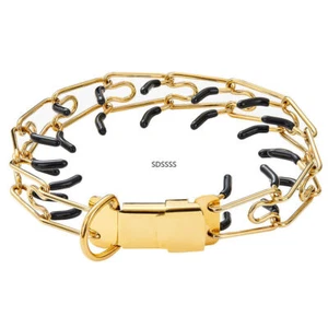 Ultra-Plus Pet Acciaio Inox Prong Dog Addestramento Collare Pinch Sgancio Rapido - Foto 1 di 30