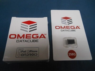 Dispositivo de copia de seguridad de fotos y videos Omega Datacube con tarjeta de memoria de 256 GB - ¡NUEVO! Foto 1 de 3