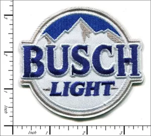 18 Piezas Bordado Hierro en Parches Busch Cerveza Luz 85x78mm AP065bL1 - Imagen 1 de 2