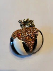 Heidi Daus Brosche/Anstecknadel "hübscher Kürbis" - Bild 1 von 2