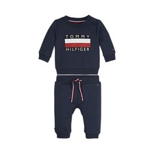 Tommy Hilfiger Baby Tommy Tracksuit Tutina Bambino KN0KN01121 CBK Black Iris