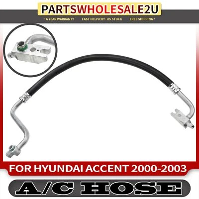 Conjunto de manguera de línea de succión de aire acondicionado para Hyundai Accent 2000-2003 L4 1,5 L 9776325000 Foto 1 de 4