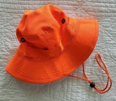 NUEVO SOMBRERO CUBO BOONIE NARANJA BLAZE GORRA EXTERIOR TALLA S/M  Foto 1 de 4