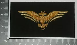 CHAQUETA DE VESTIDO UNIFORME DE VUELO PILOTO ALA PILOTO DE ALAMBRE LINGO DE LA MARINA DE LOS ESTADOS UNIDOS ETC #2 - Imagen 1 de 1