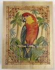Sugarloaf Whispers Siddhia Hutchinson  TROPICAL SCENIC PARROT Bird Rubber Stamp