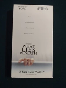 What Lies Beneath (VHS, 2001) Harrison Ford & Michelle Pfeiffer UPC 667068640434 - Picture 1 of 6