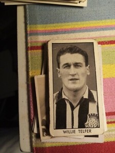 Football Stars 1957 Willie telfer no 16