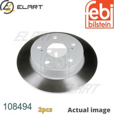 2X BRAKE DISC FOR SUZUKI SX4/CLASSIC/MONOCAB/S-CROSS/CROSSOVER SWIFT/IV/MK/III