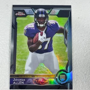 2015 Topps Chrome JAVORIUS ALLEN #152 Black Refractor Rookie RC Baltimore Ravens - Picture 1 of 2