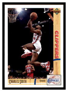 1991 Upper Deck #161 CHARLES SMITH Los Angeles Clippers ~E1M