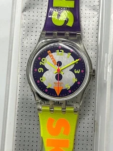 Wristwatch SWATCH Lady SNOW COLLAGE (LK138)-Vintage-MULITICOLOURED-L@@K and READ - Picture 1 of 5