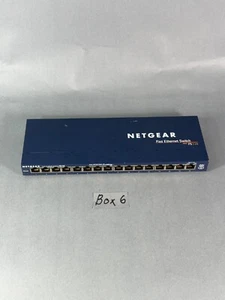 NETGEAR PROSAFE 16 PORT 10/100 SWITCH FS116 - NO POWER CORD INCLUDED - Picture 1 of 5