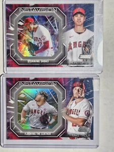 2022 Topps Stadium Club Ohtani & Trout Instavision Case Hit Insert  - Picture 1 of 4