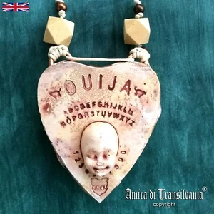 ouija board wicca witch gothic talisman amulet necklace pendant witchcraft magic - Picture 1 of 24