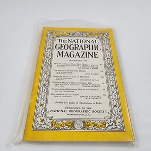 National Geographic Magazine November 1956 No Insert - Imagen 1 de 3