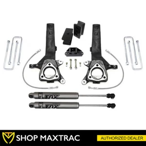 MaxTrac 4" Front 2" Rear Lift Kit w/ Fox K885342F For 2004-2024 Nissan Titan 2WD - Picture 1 of 5