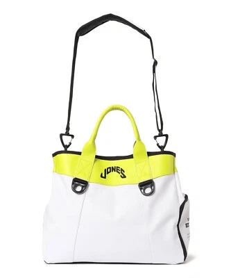 Bolso de hombro Jones Beams Golf 2way Tour Staff Caddy Boston blanco amarillo Foto 1 de 4