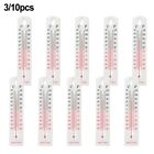 White Analog Thermometer for Indoor and Outdoor Use Easy to Read Numbers
