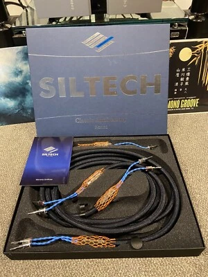 Demo Original Siltech Classic Anniversary 770L Speaker Cables banana Plug 3m - Image 1 of 4