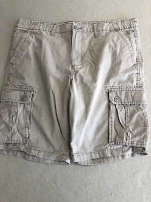 Pantalones Cortos Sonoma Para Hombre 36 Gris 100% Algodón Todos los Días Informales Aire Libre Senderismo Carga Foto 1 de 4