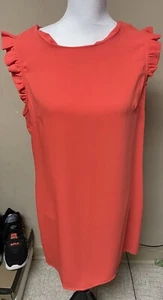 Women’s Orange Cynthia Rowley A-line Dress Size 10 - Picture 1 of 9