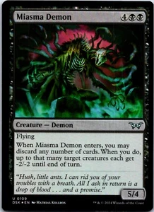 Miasma Demon DSK Duskmourn MTG 109 FOIL UNCOMMON M/NM - Picture 1 of 2