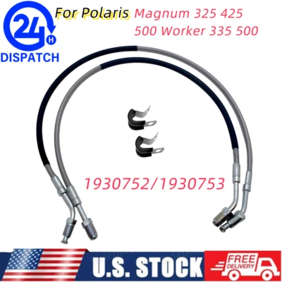 Manguera de freno delantera izquierda y derecha Worker 335 500 para Polaris Magnum 325 425 500 Foto 1 de 4