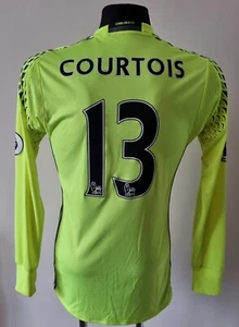 Chelsea 2016 - 2017 Goalkeeper football Adidas l/s jersey #13 Courtois size S - Picture 1 of 10