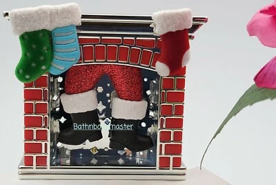 Enchufe difusor Bath and Body Works SANTA EN CHIMENEA LUZ NOCTURNA FLOR DE PARED Foto 1 de 3