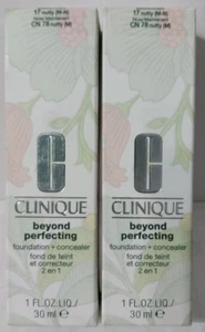 2x Base CLINIQUE Beyond Perfecting + Corrector CN 78 NUEZ (M) 1 oz 30 ml - Imagen 1 de 4