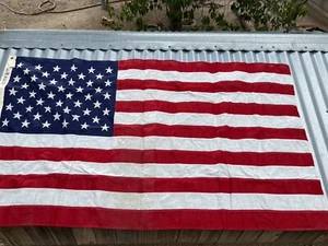 DETTRA  EVERWEAR  3 x 5 American Flag ( Nice & Bright - Few spots / No Holes - Picture 1 of 12