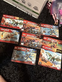 LEGO Ninjago Instruction Manual Lot 70593 70602 70639 Complete Book Sets 